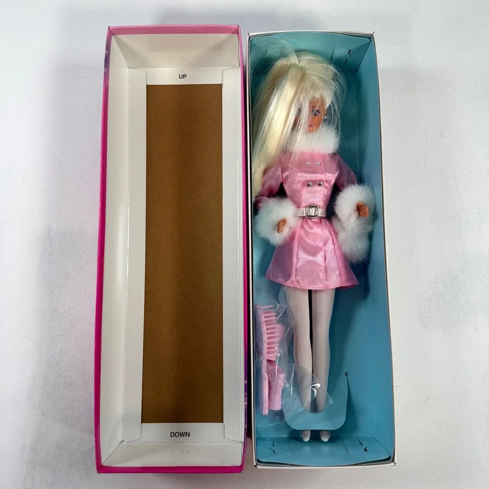 Mattel Winter Dazzle Barbie Doll 1997 Special Edition General Mills 18456 Pink